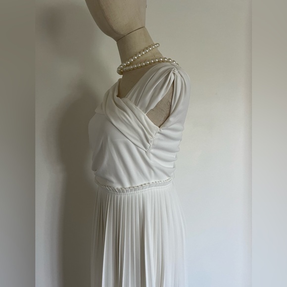Brand new, Greek steely dress, evening , wedding , white, high waist dress! - Picture 4 of 8